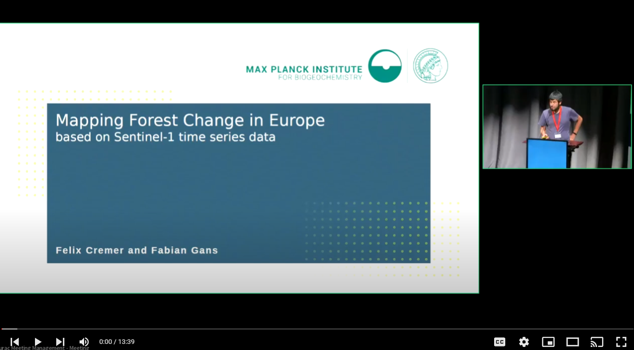 Felix Cremer / Fabian Gans: Forest loss mapping based on Sentinel 1 time series