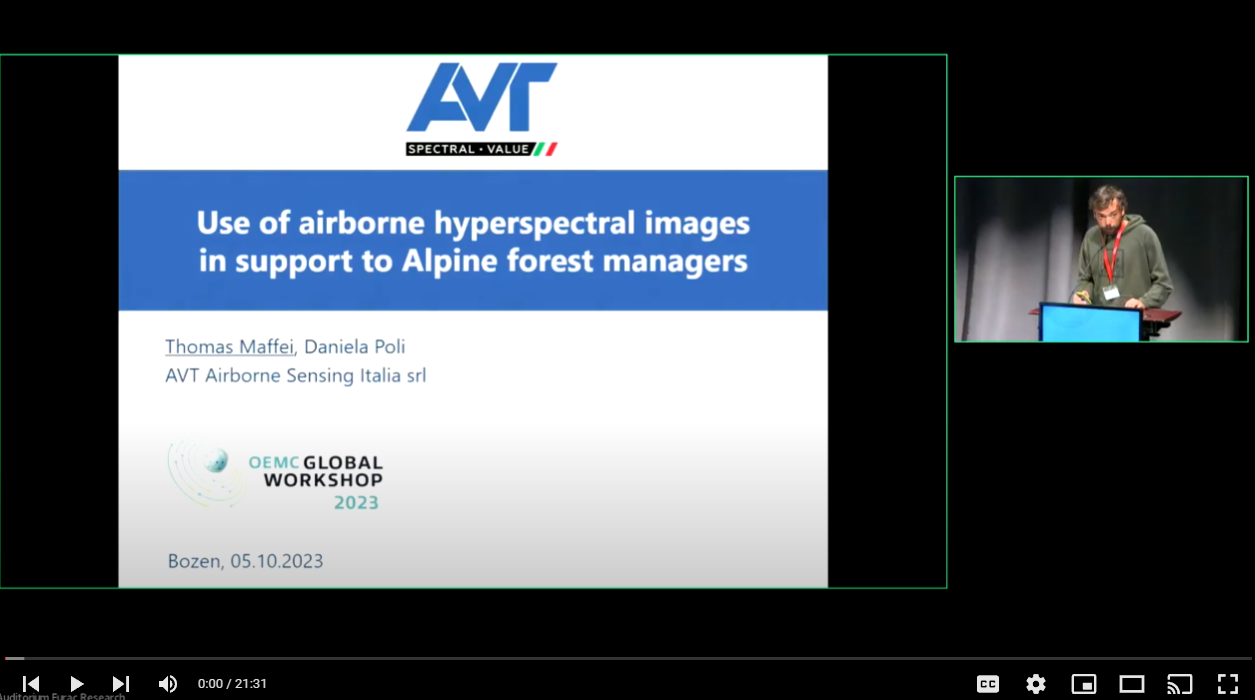Thomas Maffei: Use of airborne hyperspectral images in support to Alpine forest managers