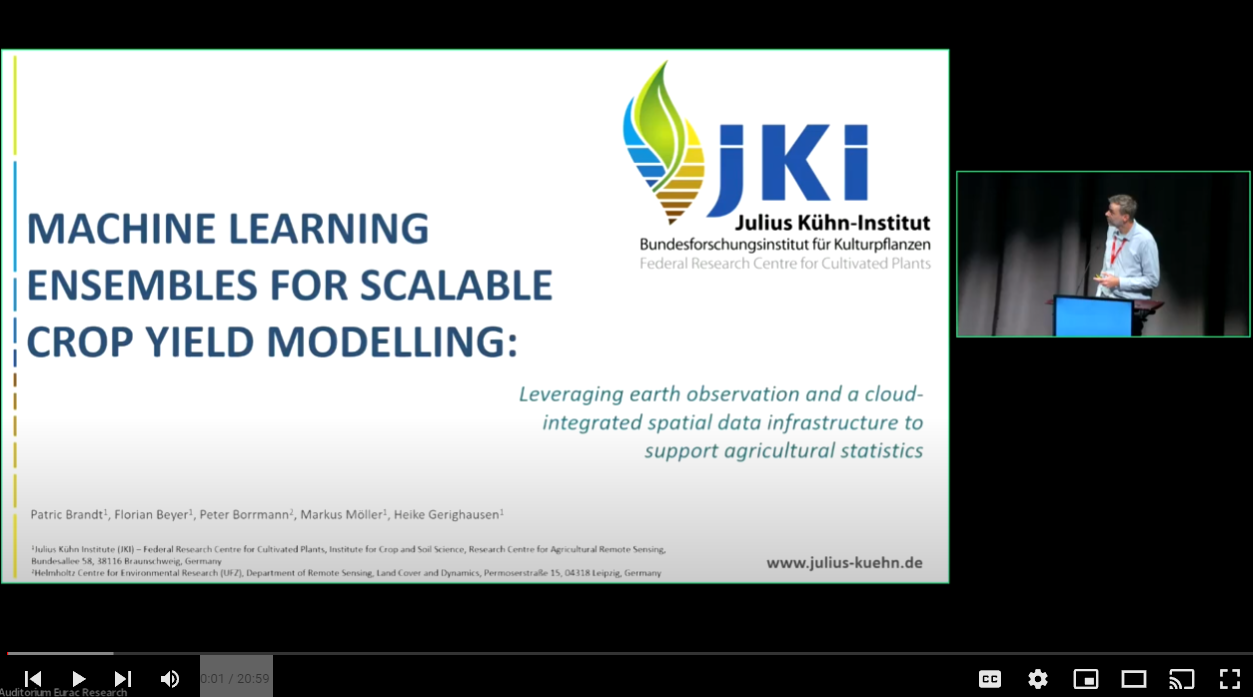 Patric Brandt: Machine learning ensembles for scalable crop yield modeling