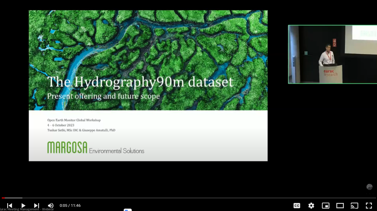 Tushar Sethi / Giuseppe Amatulli: The Hydrography90m dataset